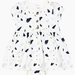FIRSTS BY PETIT LEM Kids' Terrazo Print Dress 6 Month